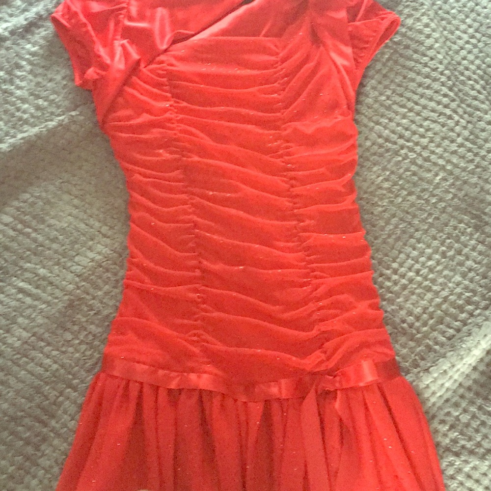 Pretty red youth dress